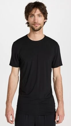 Calvin Klein Underwear Ultra Soft Modern Lounge Crewneck T-Shirt -Shopbop cklen449561071b 1677623846824 2 0. UX357 QL90