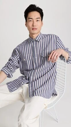 Closed Striped Shirt -Shopbop closd303081ed95 1672849167497 2 0. UX357 QL90