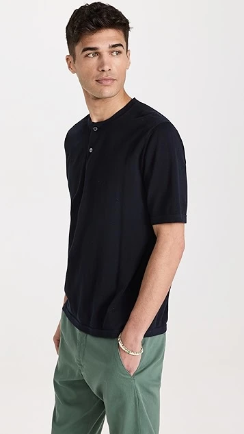 Closed Knitted Henley Shirt 5 Closed Knitted Henley Shirt - Image 3