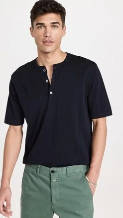 Closed Knitted Henley Shirt