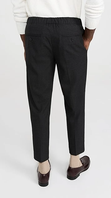 Club Monaco Textured Elasticated Trousers 4 Club Monaco Textured Elasticated Trousers - Image 2