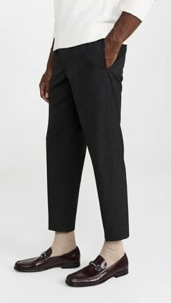Club Monaco Textured Elasticated Trousers 11 Club Monaco Textured Elasticated Trousers -Shopbop clubm4454427372 1669837746669 2 0. UX357 QL90