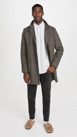 Club Monaco Long Sleeve Waffle Heather Shirt -Shopbop clubm4454612567 1669745640063 2 0. UX357 QL90