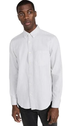 Club Monaco Long Sleeve Waffle Heather Shirt -Shopbop clubm4454612567 1669745640112 2 0. UX357 QL90