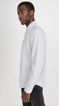 Club Monaco Long Sleeve Waffle Heather Shirt -Shopbop clubm4454612567 1669745640155 2 0. UX357 QL90