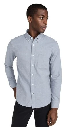 Club Monaco Long Sleeve Slim Jaspe Shirt 14 Club Monaco Long Sleeve Slim Jaspe Shirt -Shopbop clubm445531a569 1669761585031 2 0. UX357 QL90