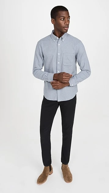 Club Monaco Long Sleeve Slim Jaspe Shirt 6 Club Monaco Long Sleeve Slim Jaspe Shirt - Image 4