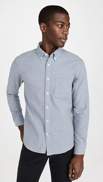 Club Monaco Long Sleeve Slim Jaspe Shirt 9 Club Monaco Long Sleeve Slim Jaspe Shirt - Image 7