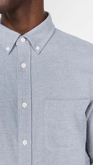 Club Monaco Long Sleeve Slim Jaspe Shirt 7 Club Monaco Long Sleeve Slim Jaspe Shirt - Image 5