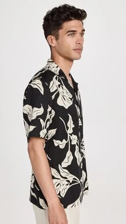 Club Monaco Short Sleeve Lily Stencil Shirt 11 Club Monaco Short Sleeve Lily Stencil Shirt -Shopbop clubm445911071b 1682696598949 2 1. UX357 QL90