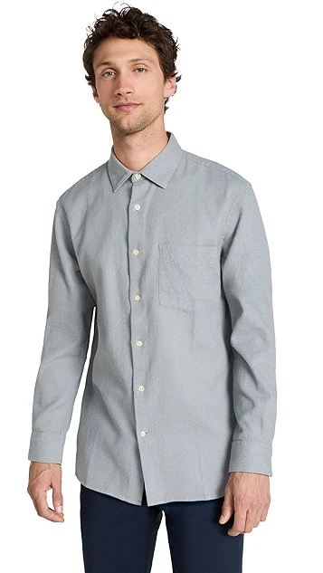 Club Monaco Long Sleeve Waffle Shirt 8 Club Monaco Long Sleeve Waffle Shirt - Image 6