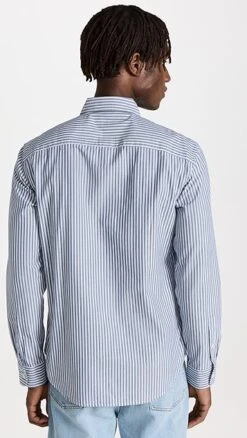 Club Monaco Banker Stripe Poplin Shirt 10 Club Monaco Banker Stripe Poplin Shirt -Shopbop clubm4460986207 1681856736988 2 0. UX357 QL90