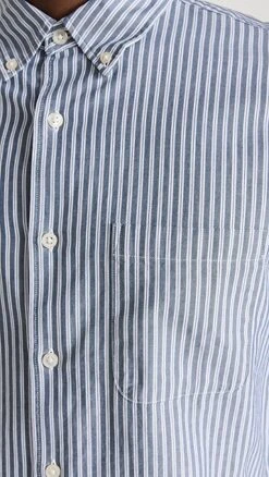 Club Monaco Banker Stripe Poplin Shirt 13 Club Monaco Banker Stripe Poplin Shirt -Shopbop clubm4460986207 1681856737435 2 0. UX357 QL90