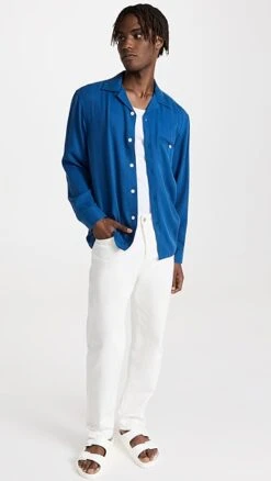 Club Monaco Textured Tencel Shirt -Shopbop clubm44610102c9 1681853189045 2 0. UX357 QL90