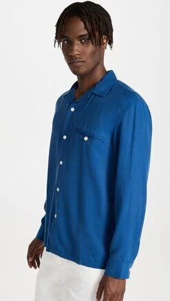 Club Monaco Textured Tencel Shirt -Shopbop clubm44610102c9 1681853189137 2 0. UX357 QL90