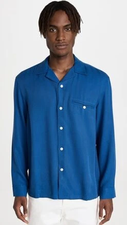 Club Monaco Textured Tencel Shirt -Shopbop clubm44610102c9 1681853189259 2 0. UX357 QL90