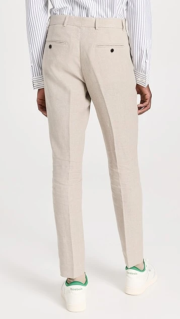 Club Monaco Summer Linen Suit Trousers 4 Club Monaco Summer Linen Suit Trousers - Image 2