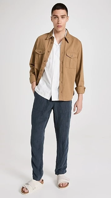 Club Monaco Short Sleeve Jacquard Floral Shirt 6 Club Monaco Short Sleeve Jacquard Floral Shirt - Image 4