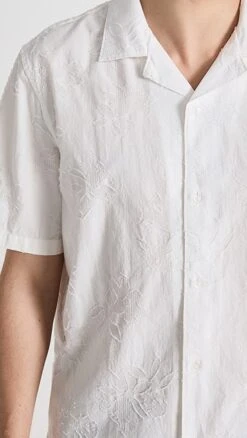 Club Monaco Short Sleeve Jacquard Floral Shirt 13 Club Monaco Short Sleeve Jacquard Floral Shirt -Shopbop clubm446131c925 1683559970981 2 0. UX357 QL90