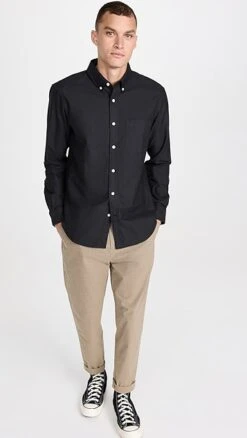 Club Monaco Long Sleeve Oxford Shirt -Shopbop clubm4464116493 1664307932824 2 0. UX357 QL90