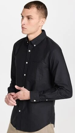 Club Monaco Long Sleeve Oxford Shirt -Shopbop clubm4464116493 1664307933096 2 0. UX357 QL90