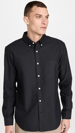 Club Monaco Long Sleeve Oxford Shirt