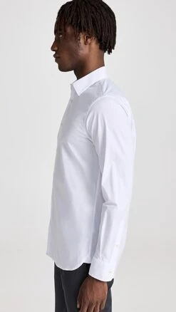Club Monaco Stretch Dress Shirt Solid -Shopbop clubm44656102ca 1681850238856 2 0. UX357 QL90