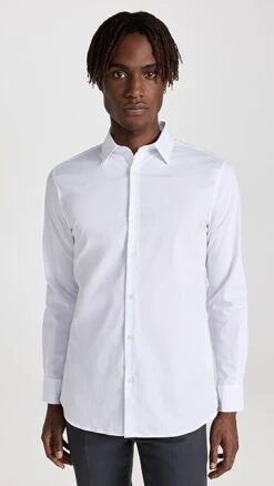 Club Monaco Stretch Dress Shirt Solid -Shopbop clubm44656102ca 1681850238895 2 0. UX357 QL90