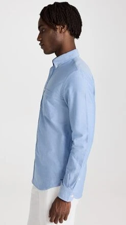 Club Monaco Slim BD Blue Oxford Shirt 11 Club Monaco Slim BD Blue Oxford Shirt -Shopbop clubm44658102c9 1681941616333 2 0. UX357 QL90