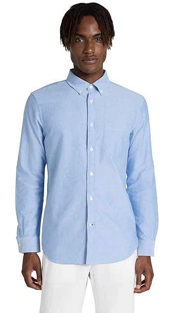 Club Monaco Slim BD Blue Oxford Shirt 9 Club Monaco Slim BD Blue Oxford Shirt - Image 7