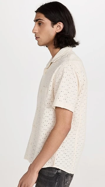 Corridor Floral Eyelet Short Sleeve Shirt 5 Corridor Floral Eyelet Short Sleeve Shirt - Image 3