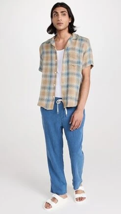 Corridor Washed Indigo Drawstring Trousers 12 Corridor Washed Indigo Drawstring Trousers -Shopbop corri3012011873 1676676310582 2 0. UX357 QL90