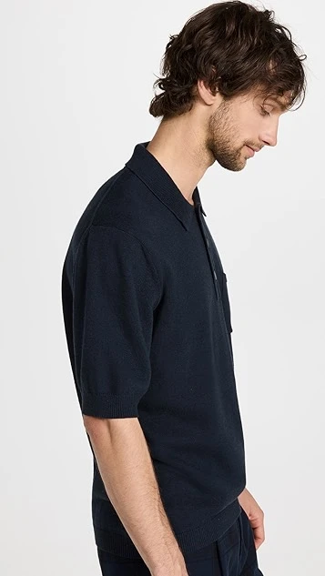 Corridor Knit Slouchy Polo 5 Corridor Knit Slouchy Polo - Image 3