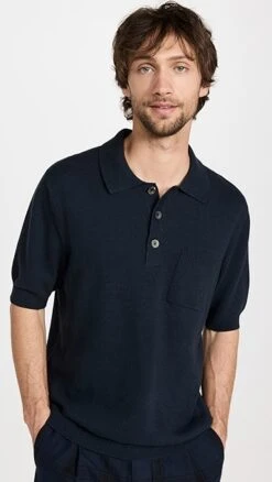 Corridor Knit Slouchy Polo