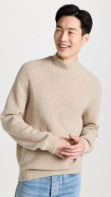 De Bonne Facture Mock Neck Sweater 3 De Bonne Facture Mock Neck Sweater