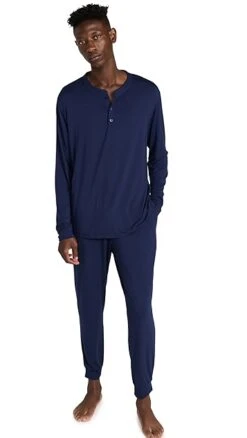 Eberjey Henry Modal Long PJ Set 14 Eberjey Henry Modal Long PJ Set -Shopbop eberj4209412795 1663880792505 2 0. UX357 QL90