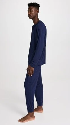 Eberjey Henry Modal Long PJ Set 11 Eberjey Henry Modal Long PJ Set -Shopbop eberj4209412795 1663880792611 2 0. UX357 QL90