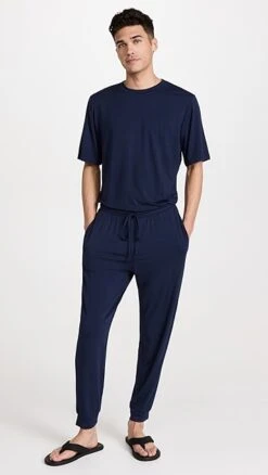 Eberjey Henry The Short Sleeve Long Pj Set -Shopbop eberj4212512795 1678983761507 2 0. UX357 QL90