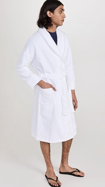 Eberjey Unisex Terry Robe 5 Eberjey Unisex Terry Robe - Image 3