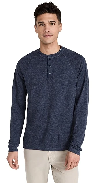 Faherty Cloud Long Sleeve Henley 8 Faherty Cloud Long Sleeve Henley - Image 6