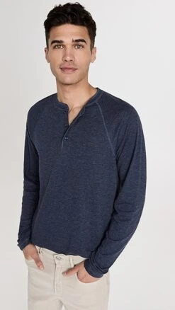Faherty Cloud Long Sleeve Henley 15 Faherty Cloud Long Sleeve Henley -Shopbop faher3034716612 1679441221849 2 0. UX357 QL90