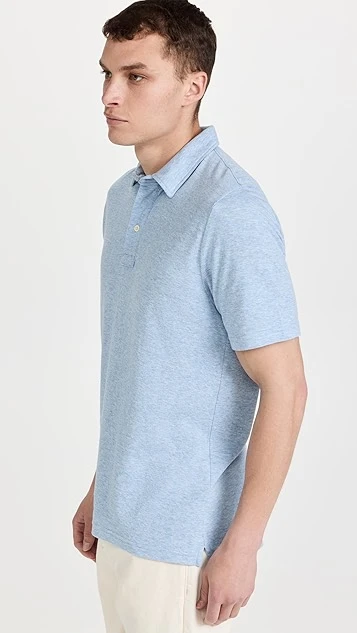Faherty Cloud Short Sleeve Polo 5 Faherty Cloud Short Sleeve Polo - Image 3