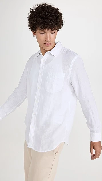 Faherty Linen Laguna Shirt 6 Faherty Linen Laguna Shirt - Image 4