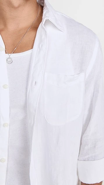 Faherty Linen Laguna Shirt 9 Faherty Linen Laguna Shirt - Image 7