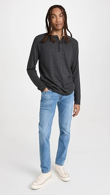 Faherty Cloud Long Sleeve Henley 6 Faherty Cloud Long Sleeve Henley - Image 4