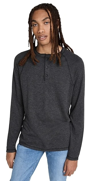 Faherty Cloud Long Sleeve Henley 8 Faherty Cloud Long Sleeve Henley - Image 6