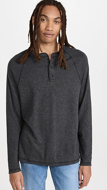 Faherty Cloud Long Sleeve Henley 9 Faherty Cloud Long Sleeve Henley - Image 7
