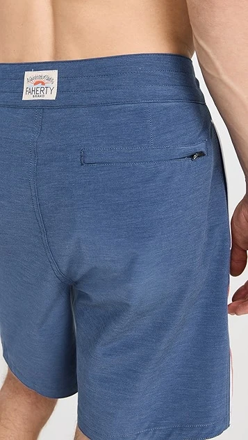 Faherty Retro Surf Stripe 7" Boardshorts 7 Faherty Retro Surf Stripe 7" Boardshorts - Image 5