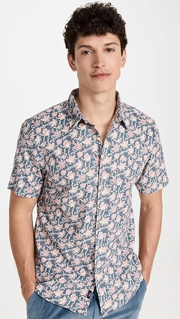 Faherty Short Sleeve Breeze Shirt 3 Faherty Short Sleeve Breeze Shirt