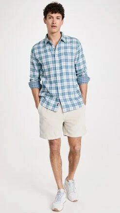 Faherty Drawstring Cord 6" Shorts -Shopbop faher306151c026 1679689307472 2 0. UX357 QL90